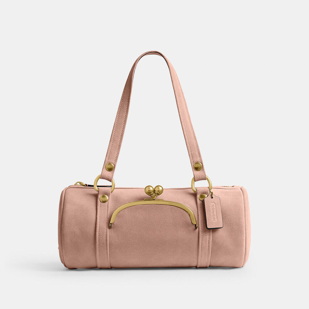 Coach Kisslock Barrel Bag